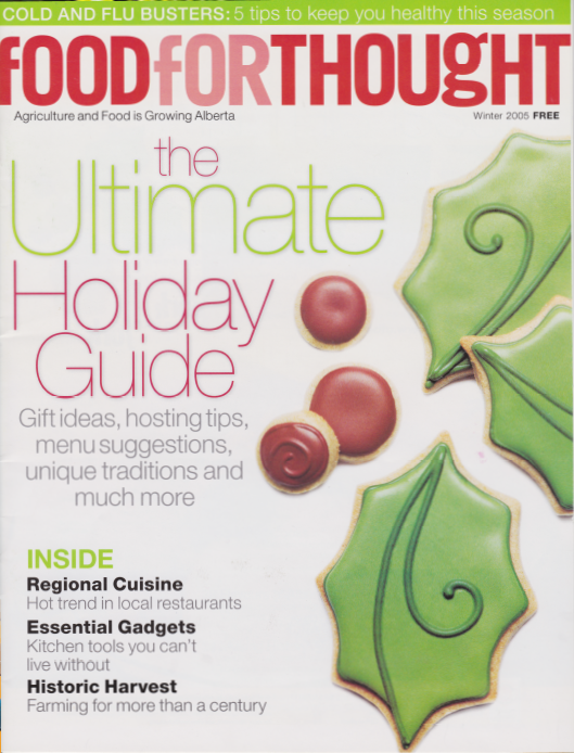 Food For Thought Magazine - Photo: Dustin Delfs - Cookie Design and Food Styling Patricia Bullock